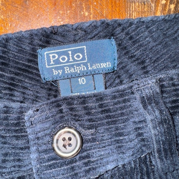 Polo by Ralph Lauren boys navy corduroy pants size 10 - Picture 4 of 5